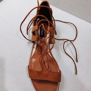 White House Blackarketññ Nugmet Gladiator Sandal.